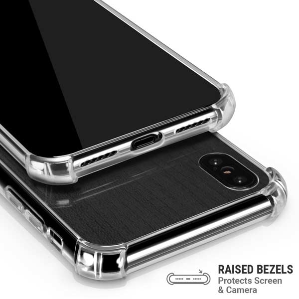 Ebony Wood iPhone X/XS Clear Case