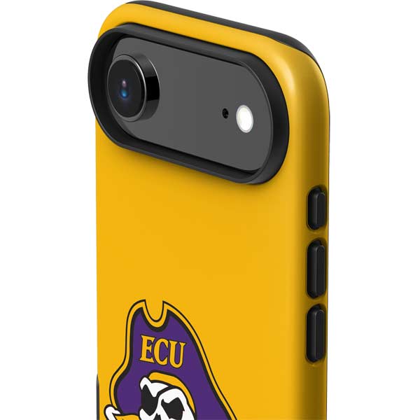 East Carolina University ECU Pirates Logo Yellow iPhone 17 Air Impact Case