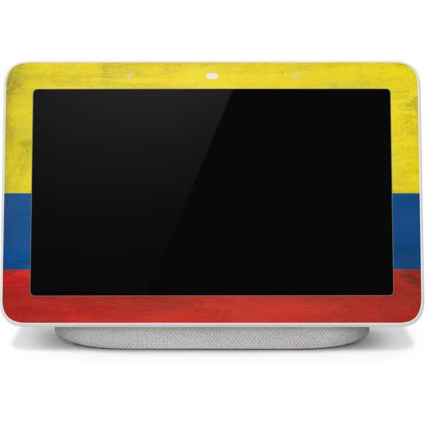 Ecuador Flag Distressed Google Home Hub Skin