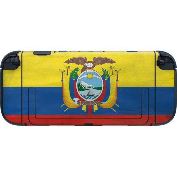 Ecuador Flag Distressed Nintendo Switch 2 (2025) with Joy-Con Skin