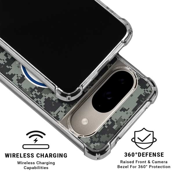 NHL Edmonton Oilers Camo Google Pixel 10 Clear Case