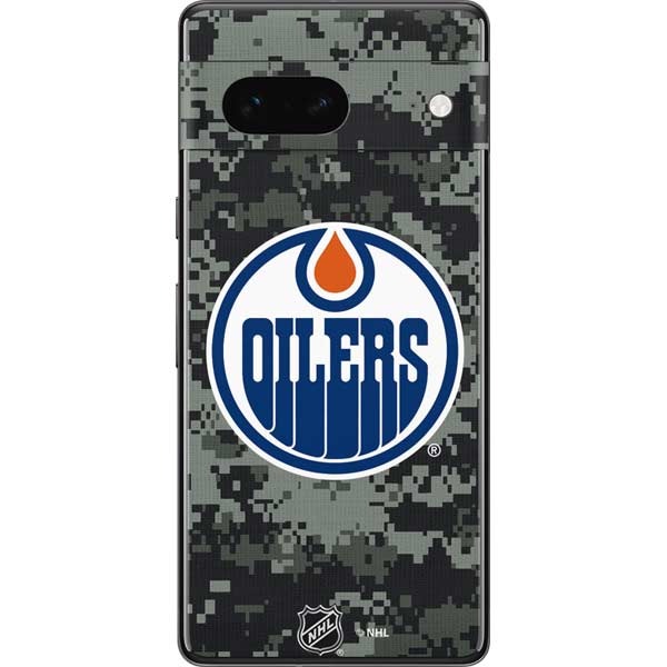 NHL Edmonton Oilers Camo Pixel Skins