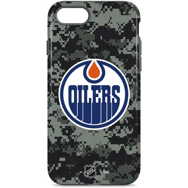 NHL Edmonton Oilers Camo iPhone Cases