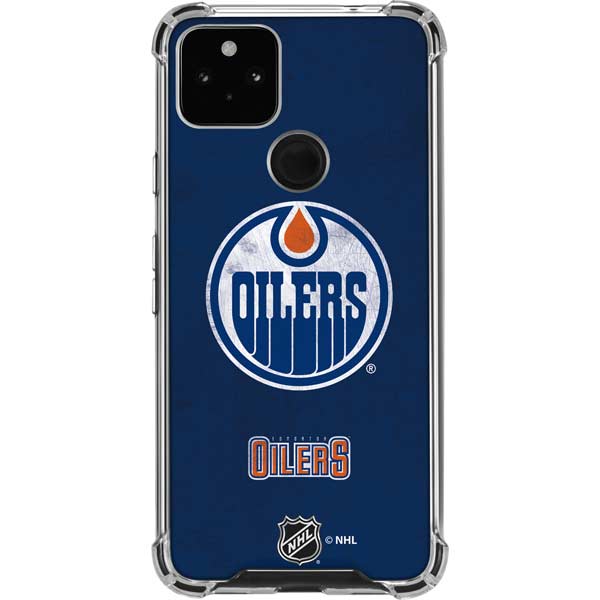 NHL Edmonton Oilers Distressed Pixel Cases