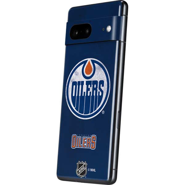 NHL Edmonton Oilers Distressed Pixel Skins