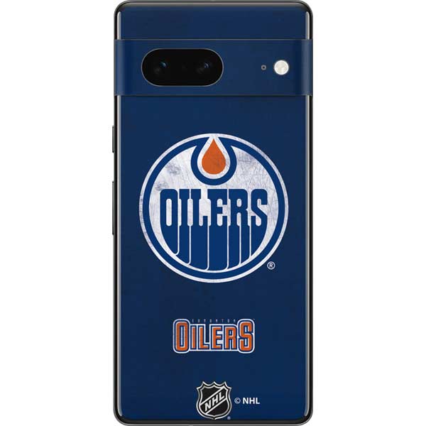 NHL Edmonton Oilers Distressed Pixel Skins