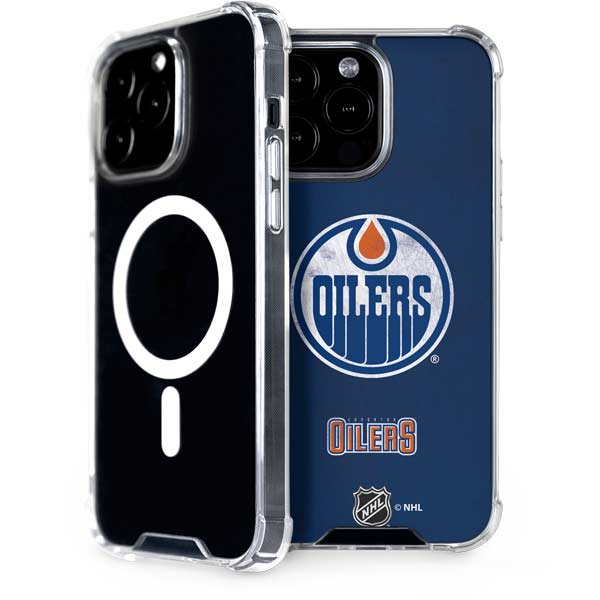 NHL Edmonton Oilers Distressed iPhone Cases