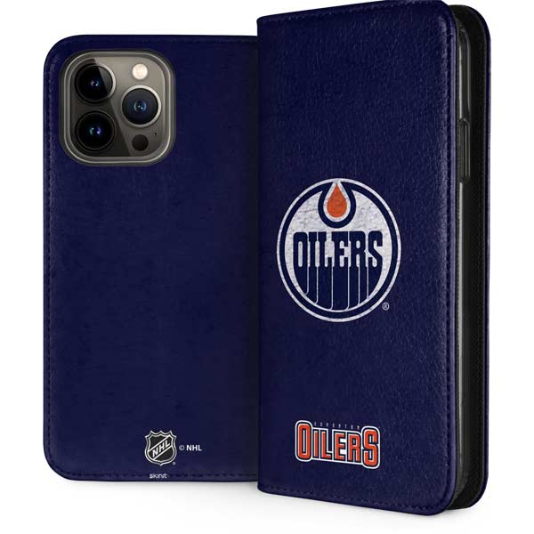 NHL Edmonton Oilers Distressed iPhone Cases