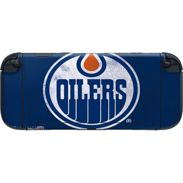 NHL Edmonton Oilers Distressed Nintendo Switch 2 (2025) with Joy-Con Skin