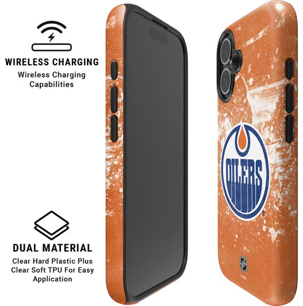 NHL Edmonton Oilers Frozen iPhone 16 Magsafe Impact Case