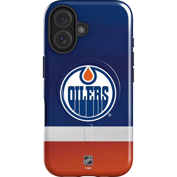 NHL Edmonton Oilers Jersey iPhone 16 Magsafe Impact Case