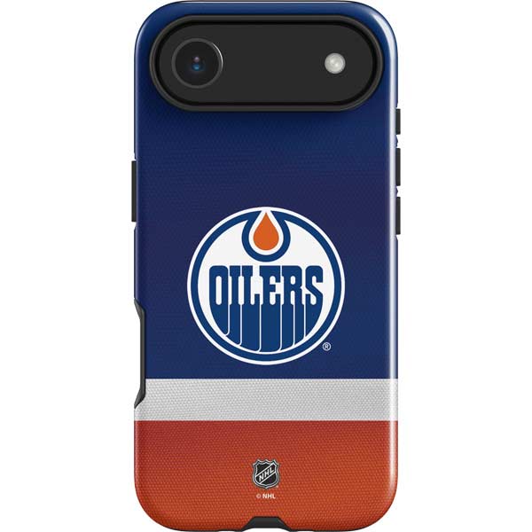 NHL Edmonton Oilers Jersey iPhone 17 Air Impact Case