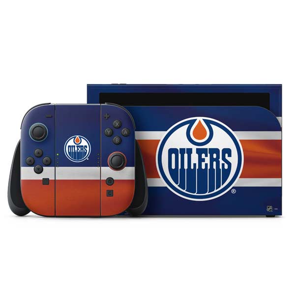 NHL Edmonton Oilers Jersey Nintendo Switch 2 (2025) with Joy-Con Skin