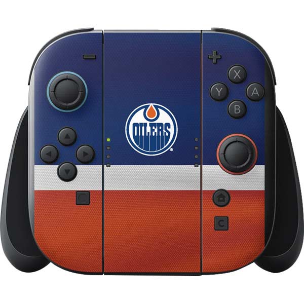 NHL Edmonton Oilers Jersey Nintendo Switch 2 (2025) with Joy-Con Skin