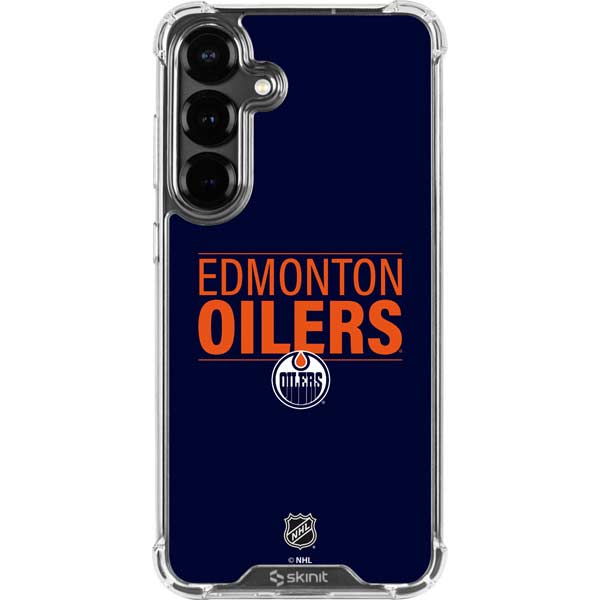 NHL Edmonton Oilers Lineup Galaxy S26 Plus Clear Case