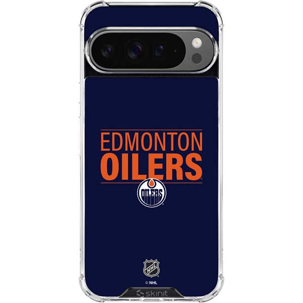 NHL Edmonton Oilers Lineup Google Pixel 10 Pro XL Clear Case