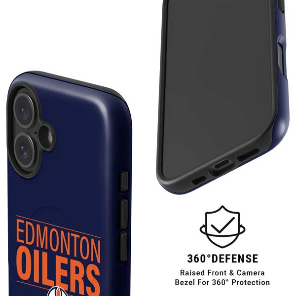 NHL Edmonton Oilers Lineup iPhone 16 Magsafe Impact Case