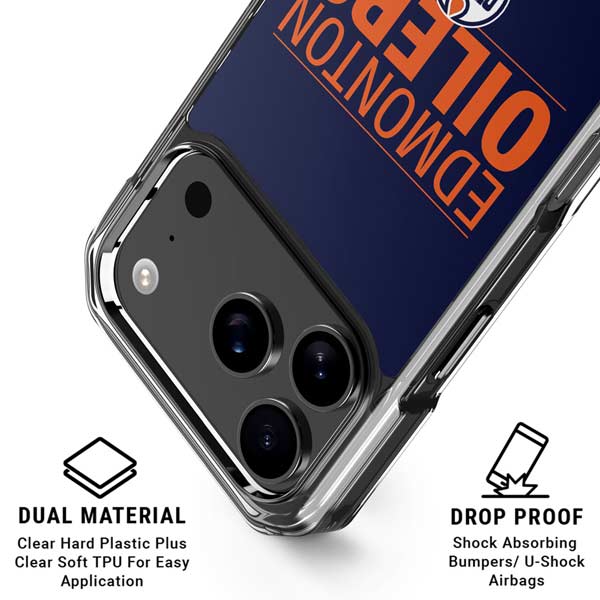NHL Edmonton Oilers Lineup iPhone 17 Pro Clear Case
