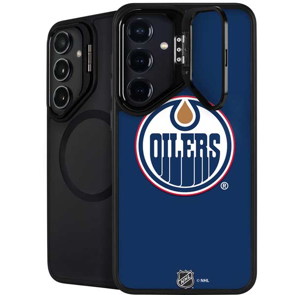 NHL Edmonton Oilers Solid Background Galaxy S26 Plus Kickstand Case