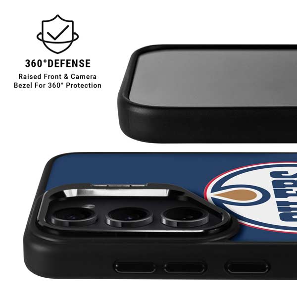 NHL Edmonton Oilers Solid Background Galaxy S26 Plus Kickstand Case