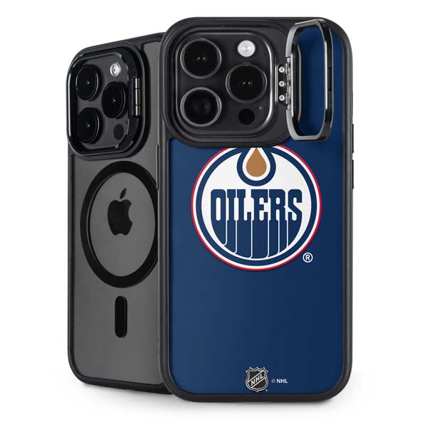 NHL Edmonton Oilers Solid Background iPhone Cases