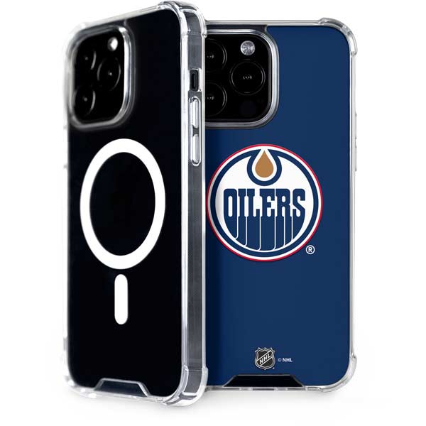 NHL Edmonton Oilers Solid Background iPhone Cases