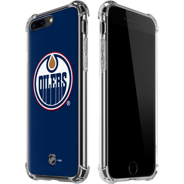 NHL Edmonton Oilers Solid Background iPhone Cases