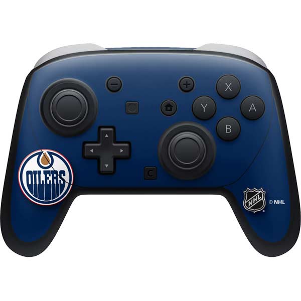 NHL Edmonton Oilers Solid Background Nintendo Switch 2 (2025) Pro Controller Skin