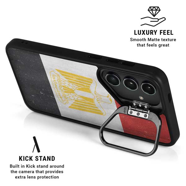 Egypt Flag Distressed Galaxy S26 Ultra Kickstand Case