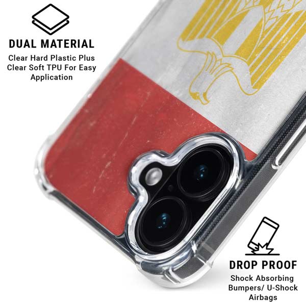 Egypt Flag Distressed iPhone 17 MagSafe Case