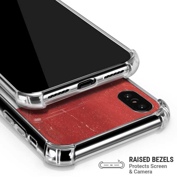 Egypt Flag Distressed iPhone X/XS Clear Case