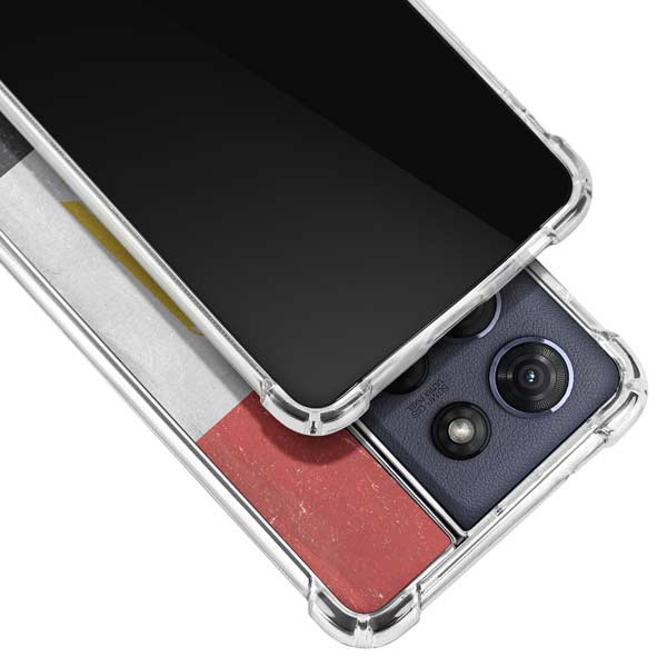 Egypt Flag Distressed Moto G 5G (2025) Clear Case