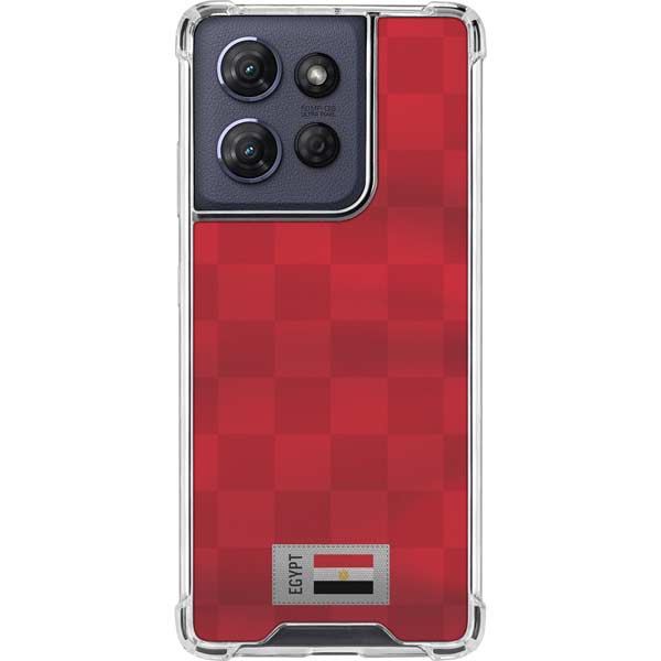 Egypt Soccer Flag Moto G Play 5G (2025) Clear Case