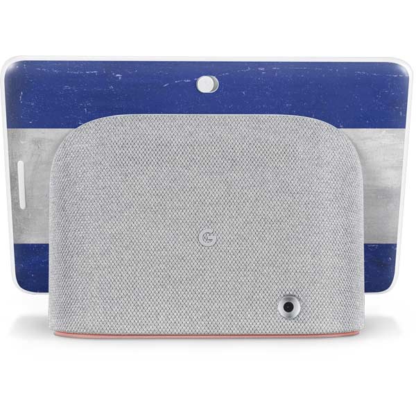 El Salvador Flag Distressed Google Home Hub Skin