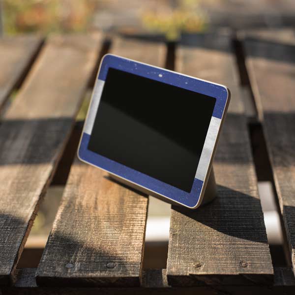 El Salvador Flag Distressed Google Home Hub Skin