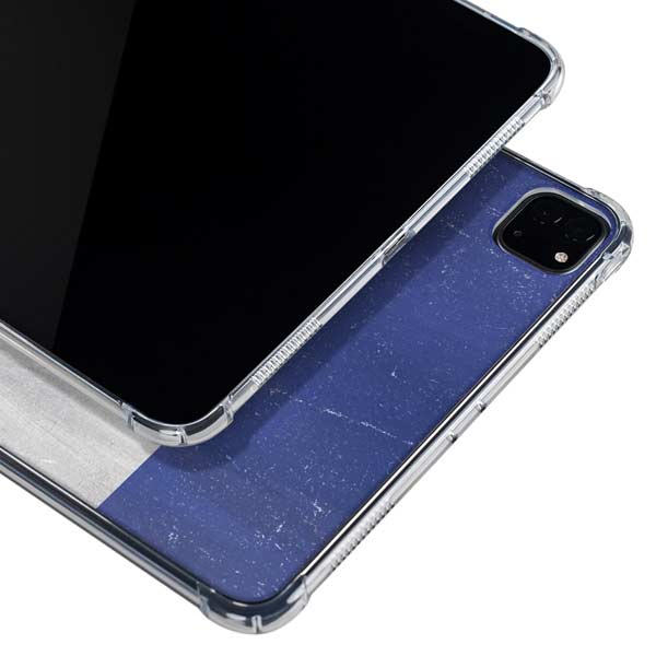 El Salvador Flag Distressed iPad Pro 11in (2024) Clear Case