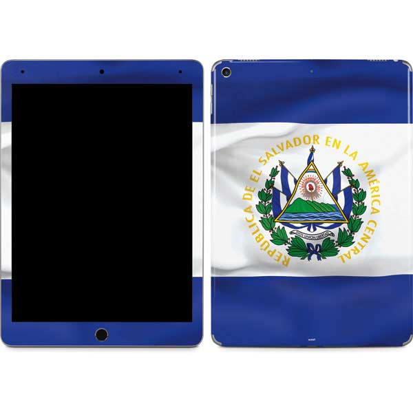 El Salvador Flag iPad Skins