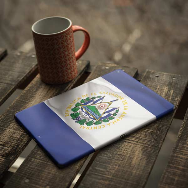 El Salvador Flag iPad Skins