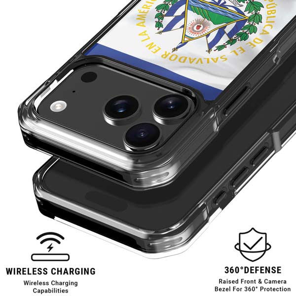El Salvador Flag iPhone 17 Pro MagSafe Case