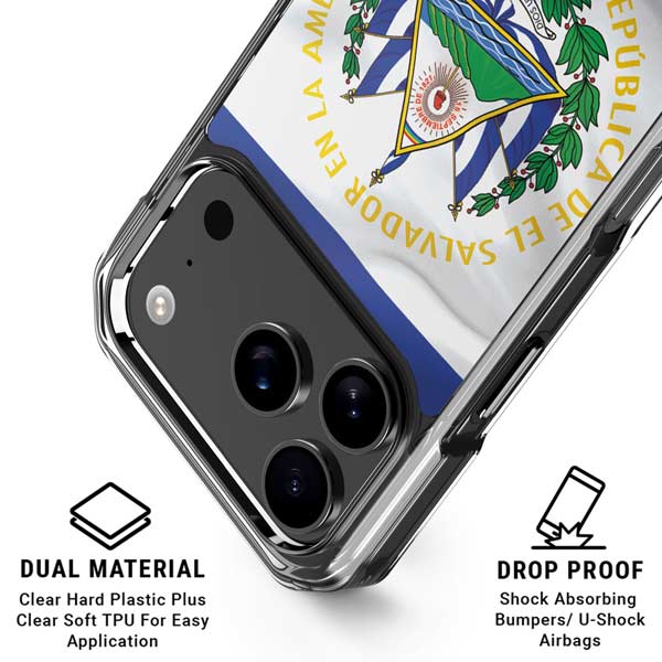 El Salvador Flag iPhone 17 Pro Max MagSafe Case