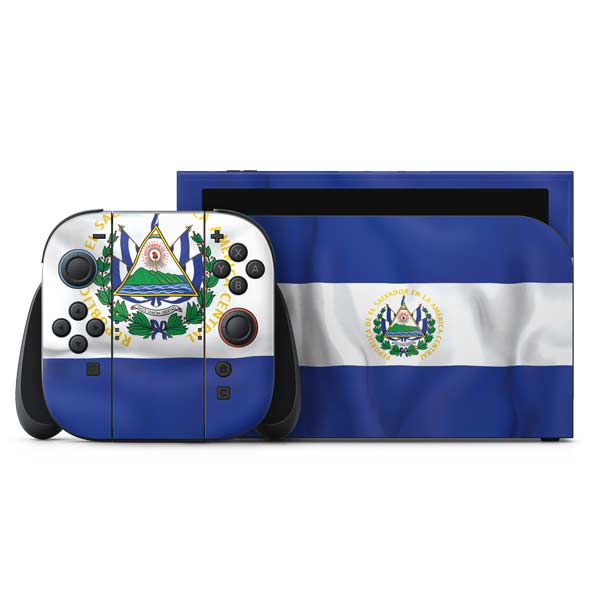El Salvador Flag Nintendo Switch 2 (2025) with Joy-Con Skin