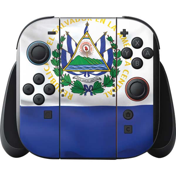 El Salvador Flag Nintendo Switch 2 (2025) with Joy-Con Skin