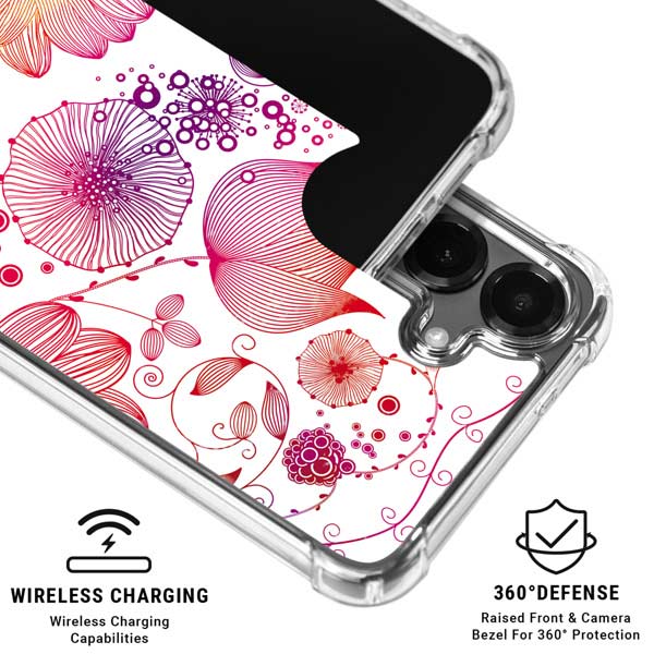 Elegant Flowers Galaxy S26 Plus Clear Case