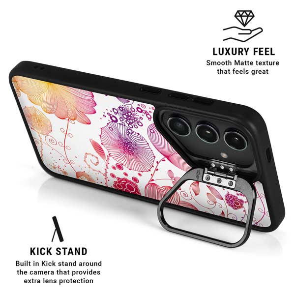 Elegant Flowers Galaxy S26 Ultra Kickstand Case