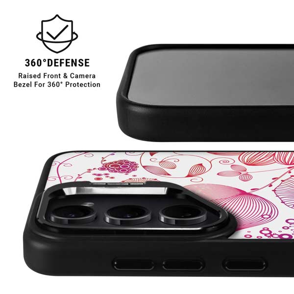 Elegant Flowers Galaxy S26 Ultra Kickstand Case