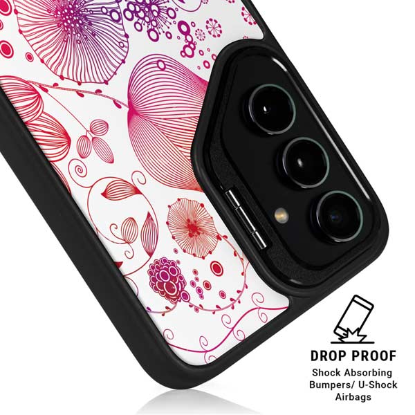 Elegant Flowers Galaxy S26 Ultra Kickstand Case