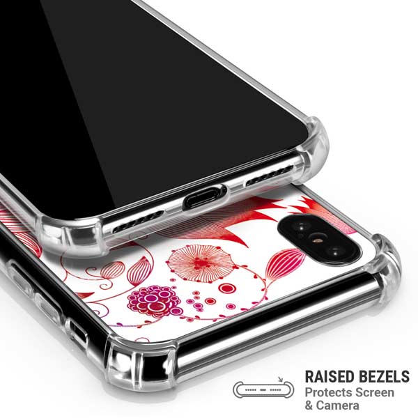 Elegant Flowers iPhone X/XS Clear Case