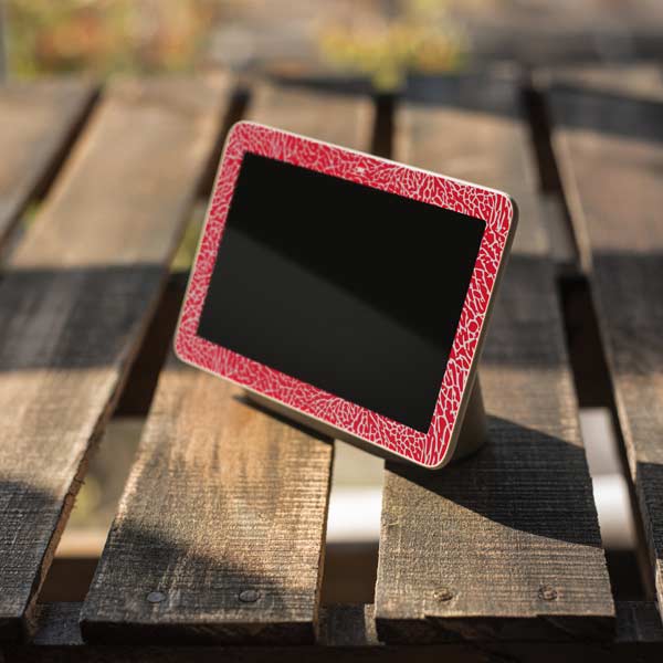 Elephant Print Red Google Home Hub Skin