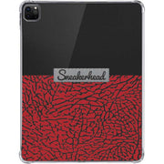 Elephant Print Red Sneakerhead iPad Pro 11in (2024) Clear Case