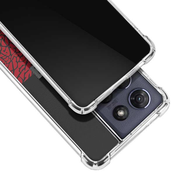 Elephant Print Red Sneakerhead Moto G Play 5G (2025) Clear Case